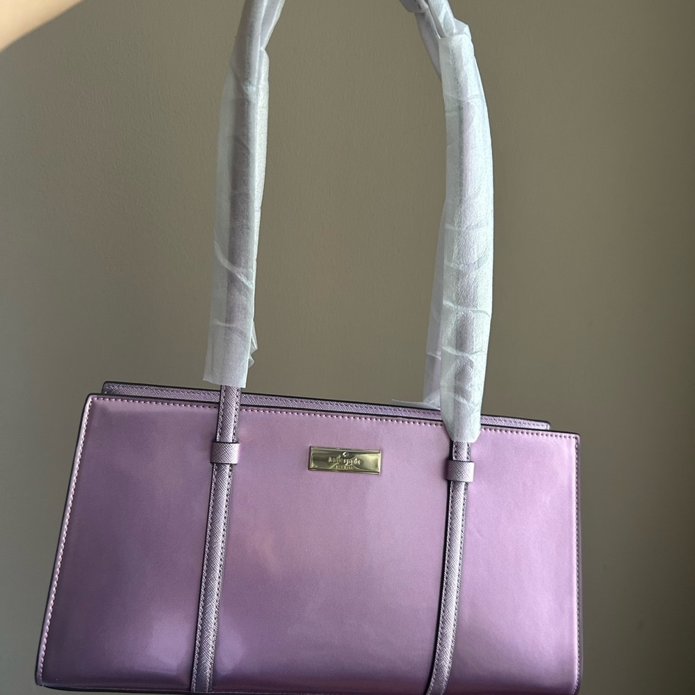 Kate Spade metallic pink handbag